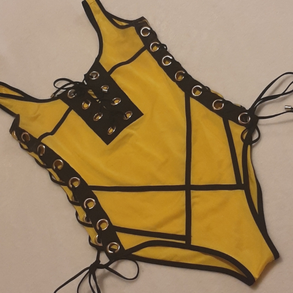 Sexy Grommet Swimsuit